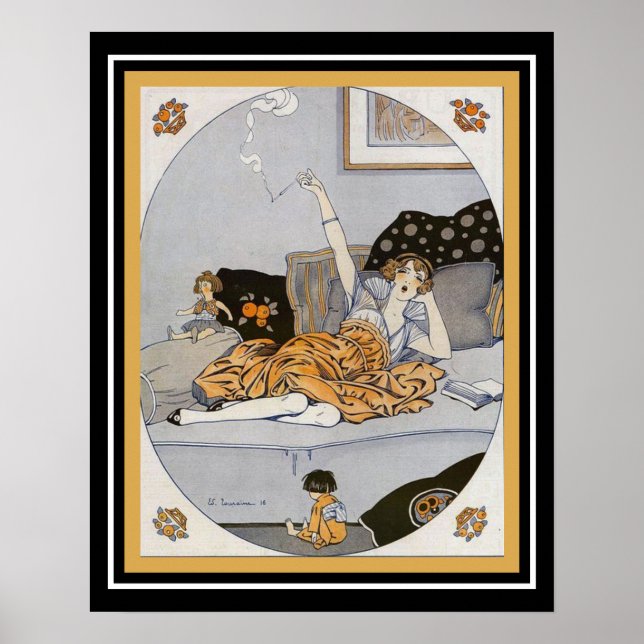 Vie Parisenne Art Deco "Penelope" Poster (Front)