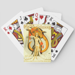 Vie Parisienne Art Deco Flapper Playing Cards