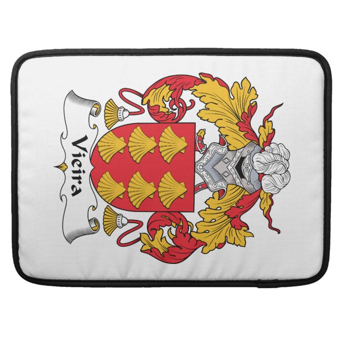 Vieira Family Crest Sleeve For MacBooks