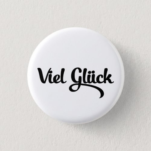 Viel Glck  Good Luck German Language Button