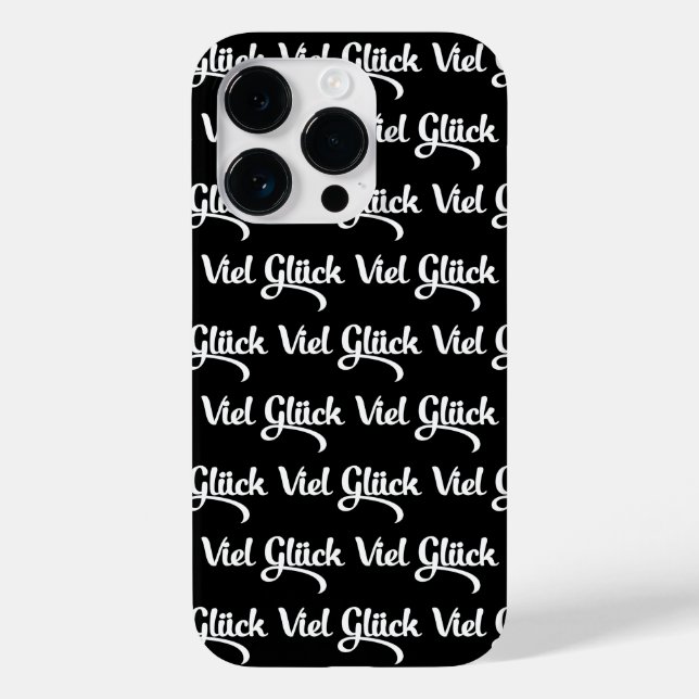 Viel Glück | Good Luck German Language Case-Mate iPhone Case (Back)