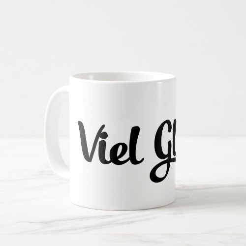 Viel Glck  Good Luck German Language Coffee Mug