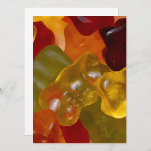 Viele bunte Gummibärchen (Front/Back)