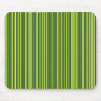 Viele bunte Streifen im grünen Muster Mouse Pad