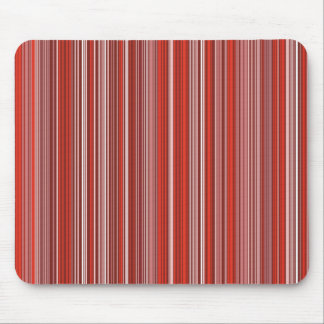 Viele bunte Streifen im roten Muster Mouse Pad