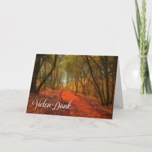 Vielen Dank German Thank You Woodland Card