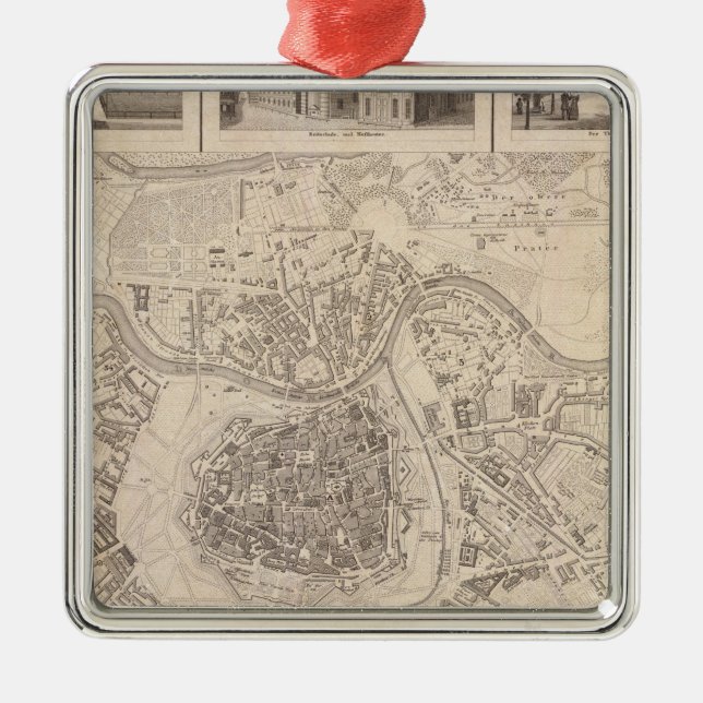 Vienna 2 metal ornament (Front)