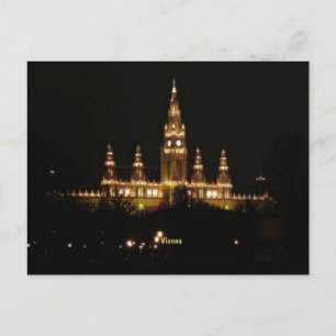 Vienna at Night Postcard