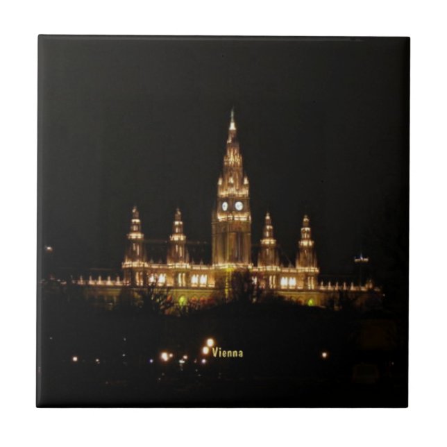 Vienna at Night Tile (Front)