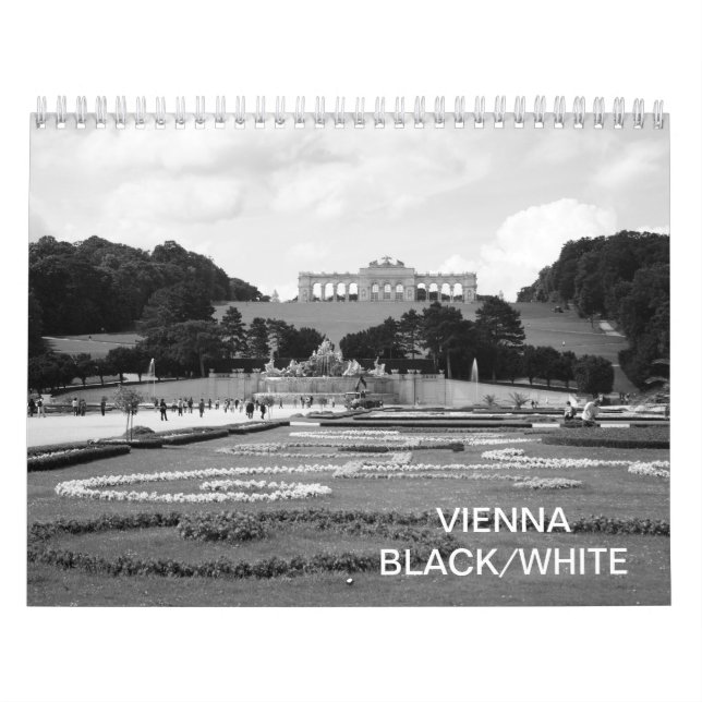 Vienna Austria Black White 2026 Calendar (Cover)