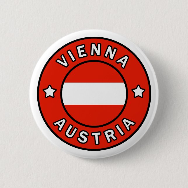 Vienna Austria Button (Front)