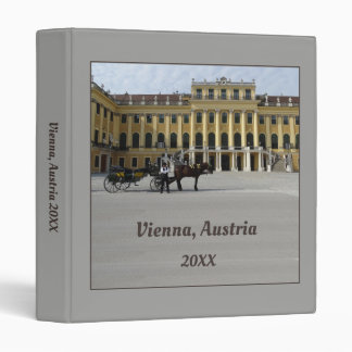 Vienna, Austria (customizable) 3 Ring Binder