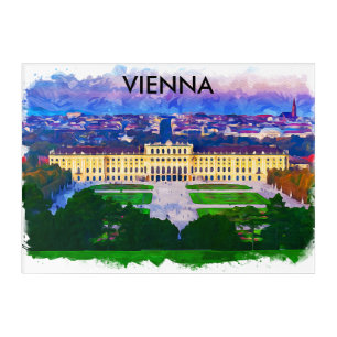 Vienna Austria Historic city view Acrylic Print
