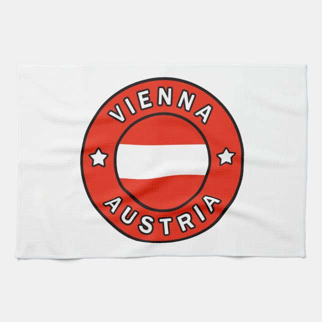 Vienna Austria Kitchen Towel (Horizontal)