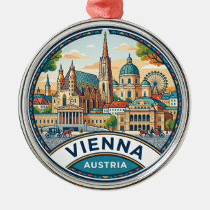Vienna Austria Metal Ornament