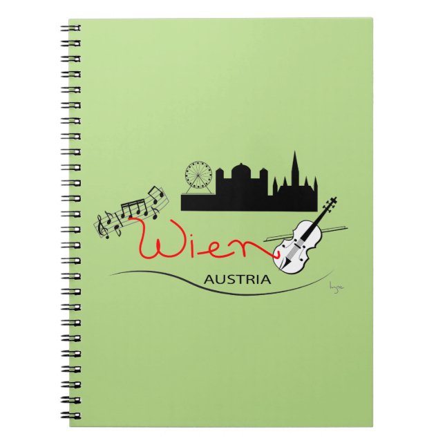 Vienna, Austria Notebook (Front)