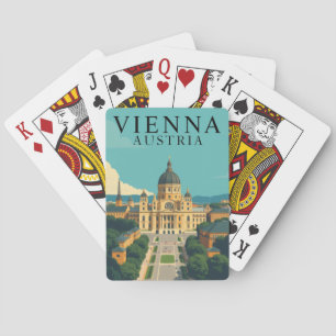 Vienna Austria Playing Cards Deck Vintage Travel
