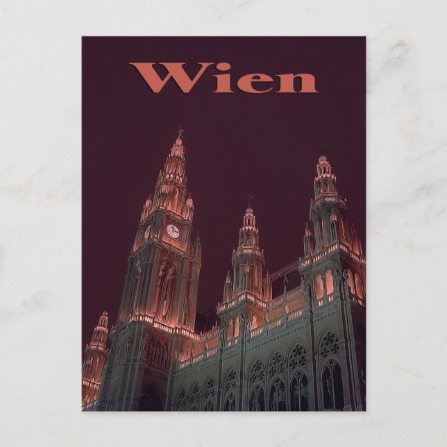 Vienna Austria Postcard (Front)