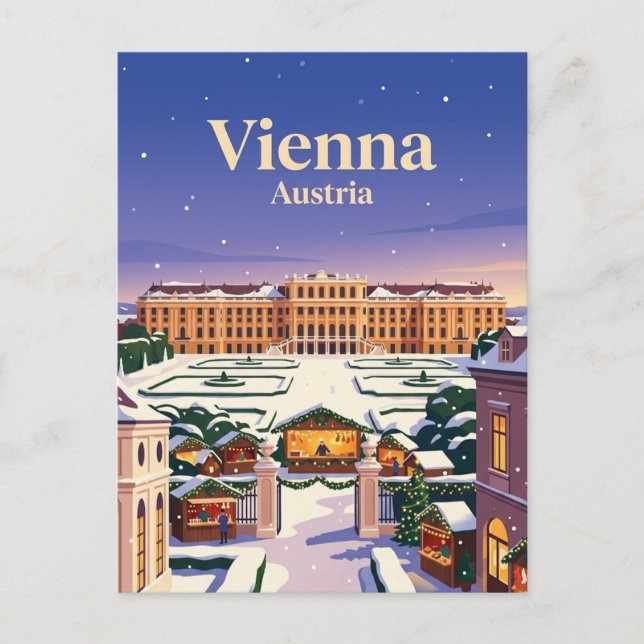 Vienna Austria Postcard (Front)