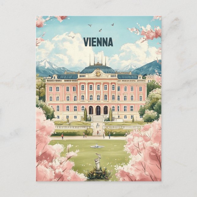 Vienna Austria Travel Postcard (Front)