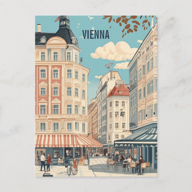 Vienna Austria Travel Postcard (Front)