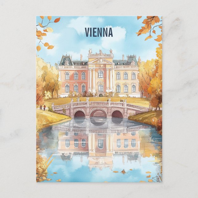 Vienna Austria Travel Postcard (Front)