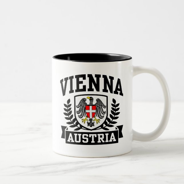 Vienna Austria Two-Tone Coffee Mug (Right)