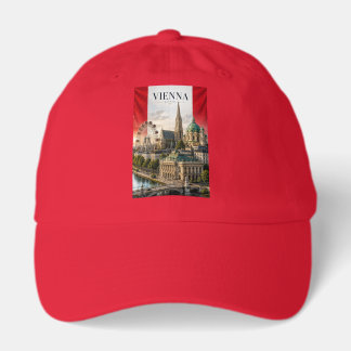 Vienna Austria Vertical 3D Landmark Travel Art Hat