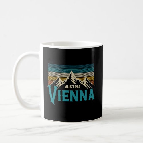 Vienna Austria Vintage Mountains Souvenir Gift Coffee Mug
