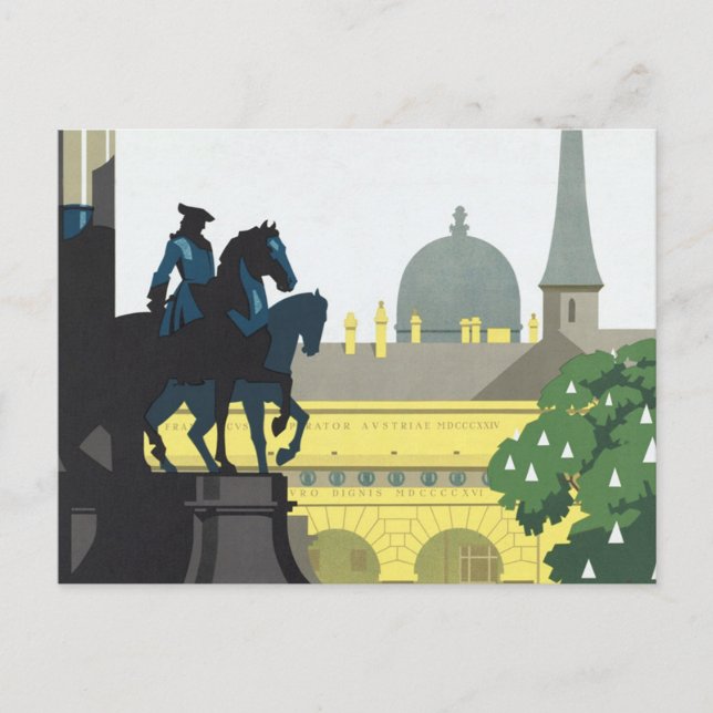 Vienna Austria - Vintage Travel Postcard (Front)