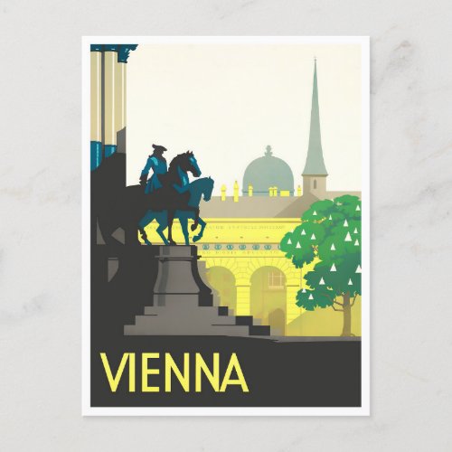 Vienna Austria vintage travel Postcard