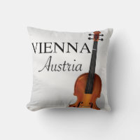 Vienna Austria Violin travel poster
