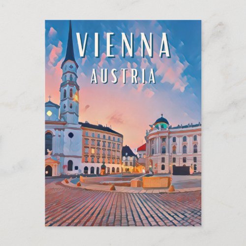 Vienna bustling capital of Austria Postcard