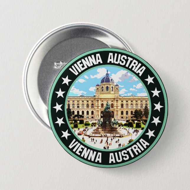 Vienna                                             button (Front & Back)