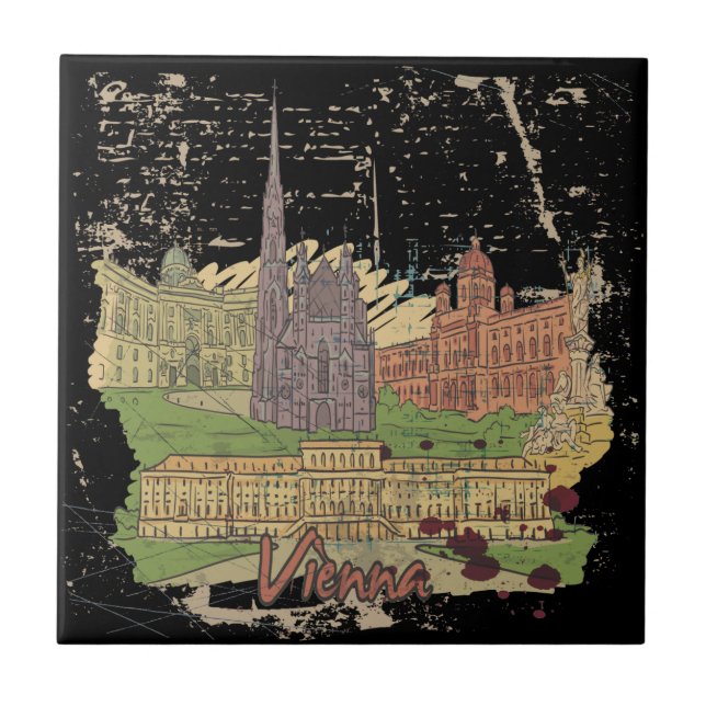 Vienna Ceramic Tile (Front)