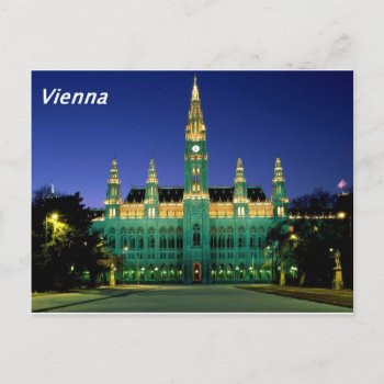 Vienna-city-hall--[kan.k].jpg Postcard by Lakis_ at Zazzle