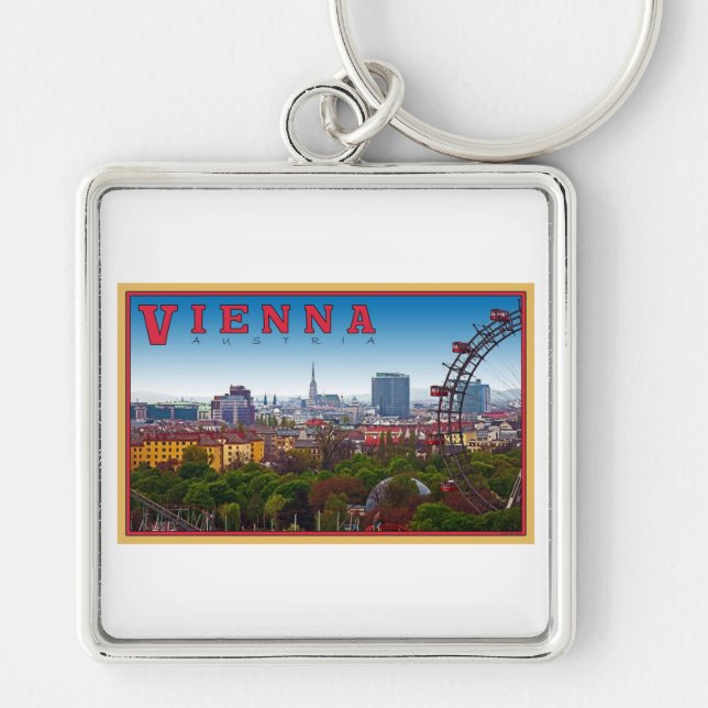 Vienna - Cityscape Keychain (Front)