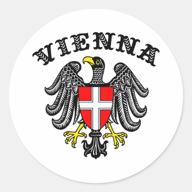 Vienna Classic Round Sticker (Front)