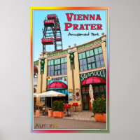 Vienna - Colorful Prater Park Poster