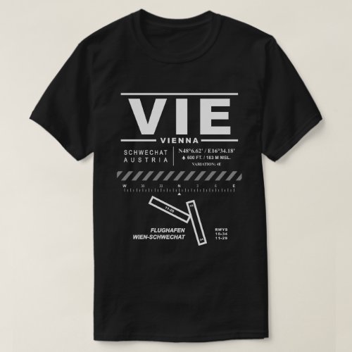 Vienna International Airport VIE Tee Shirt