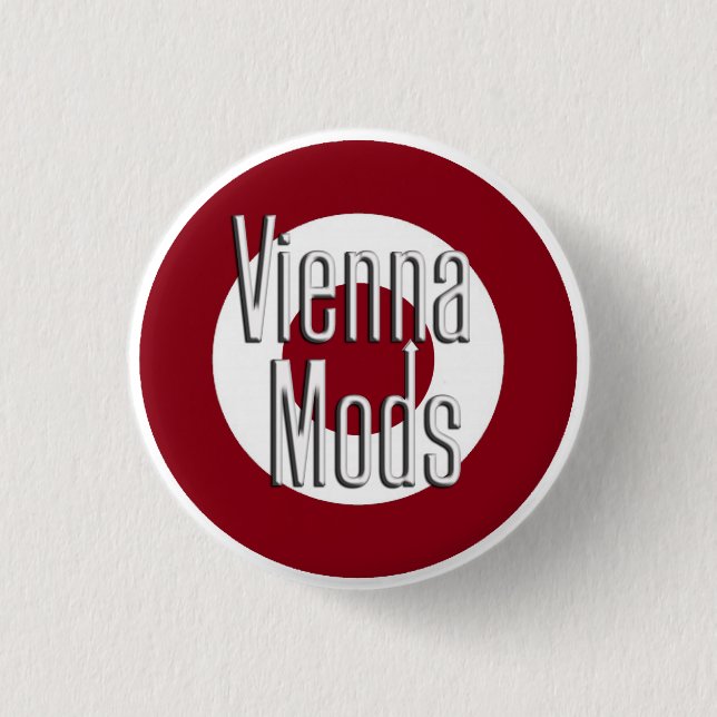 Vienna Mods Pinback Button (Front)