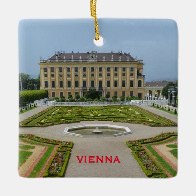 Vienna Portrait Christmas Ornament (Front)