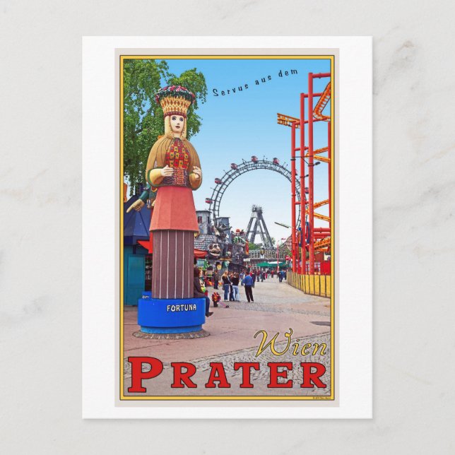 Vienna - Prater Park Postcard (Front)