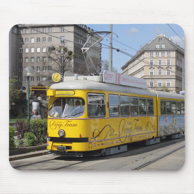 Vienna Ring Tram Mouse Pad (Front)
