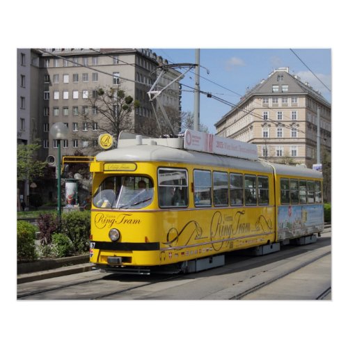 Vienna Ring Tram Poster