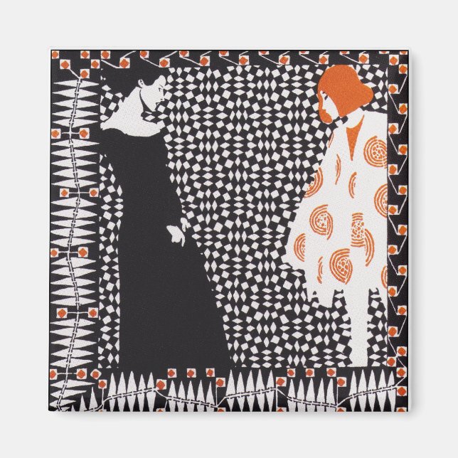 Vienna Secession - Kolo Moser Vorfruhling Magnet (Front)
