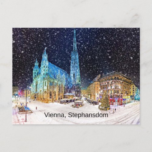 Vienna St Stephens Cathedral Postcard