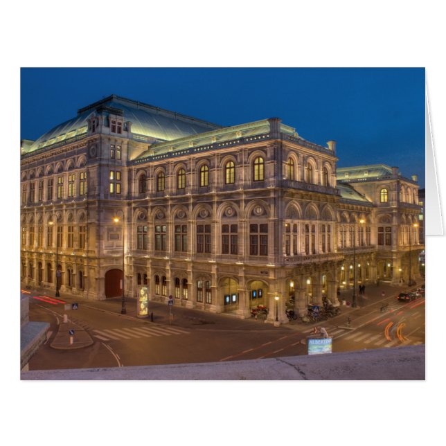 Vienna State Opera, Austria Cards (Front Horizontal)