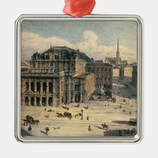 Vienna State Opera House, c.1869 Metal Ornament (Front)