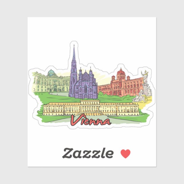vienna sticker (Sheet)